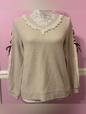 Axes femmes Japan Lolita lace sweater top fairycore fairy Liz Lisa gyaru